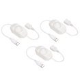 thumbnail image 1 of LED Tira Atenuador Interruptor 5V DC USB Hembra a Macho Extensión Cable con Giratorio Interruptor Controlador para LED Tiras Luces, Blanco Paquete de 3, 1 of 6