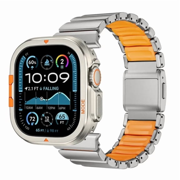 Titanium Band metal Case for Apple Watch Ultra 3 2 1 49mm Series 11 10 46mm 9 8 7 6 5 4 SE3 45mm 44mm Stainless Steel Strap case