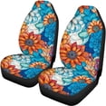 thumbnail image 5 of Pzuqiu Datura Flowers Car Seat Cover 3 PCS, Automotive Seat Covers Full Set Polyester Soft Auto Accessories for Truck Cars Trucks, 5 of 10