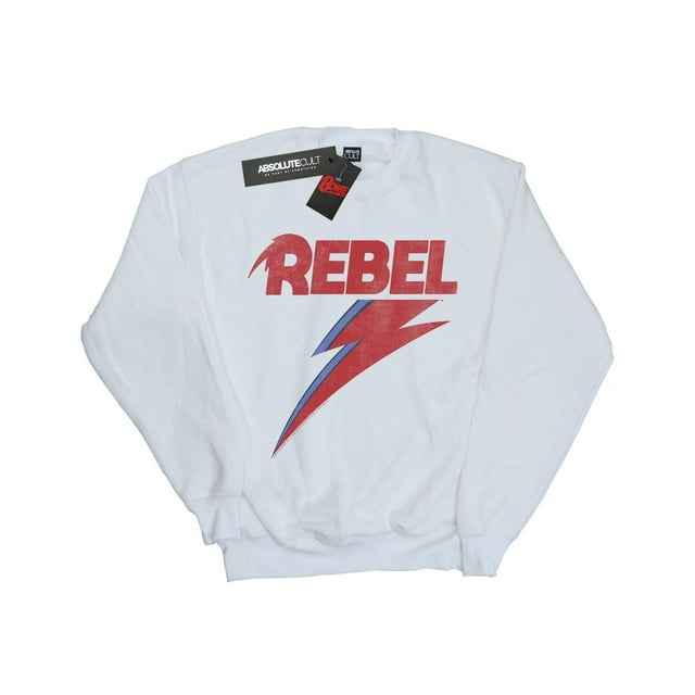David Bowie Chandail en Molleton Homme Rebelle Usé