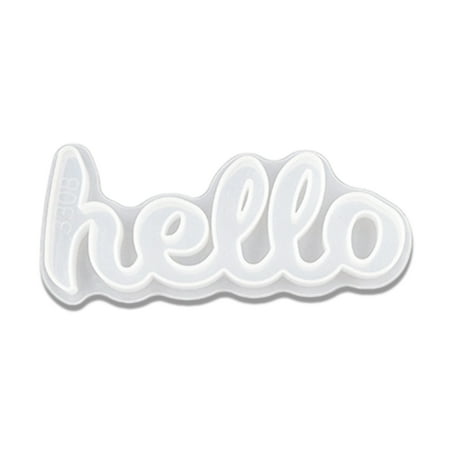 

DALX Portable Silicone Non-stick English Letter Mold Casting Mousse Jewelry Making Mould Baking Decoration