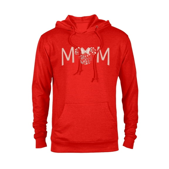 Disney Minnie Mouse Spring Florals Mom - Pullover Hoodie for Adults - Customized-Red Heather