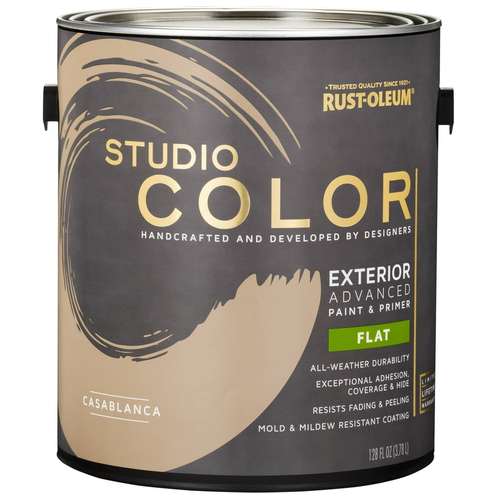 Casablanca, RustOleum Studio Color Exterior Paint + Primer, Flat