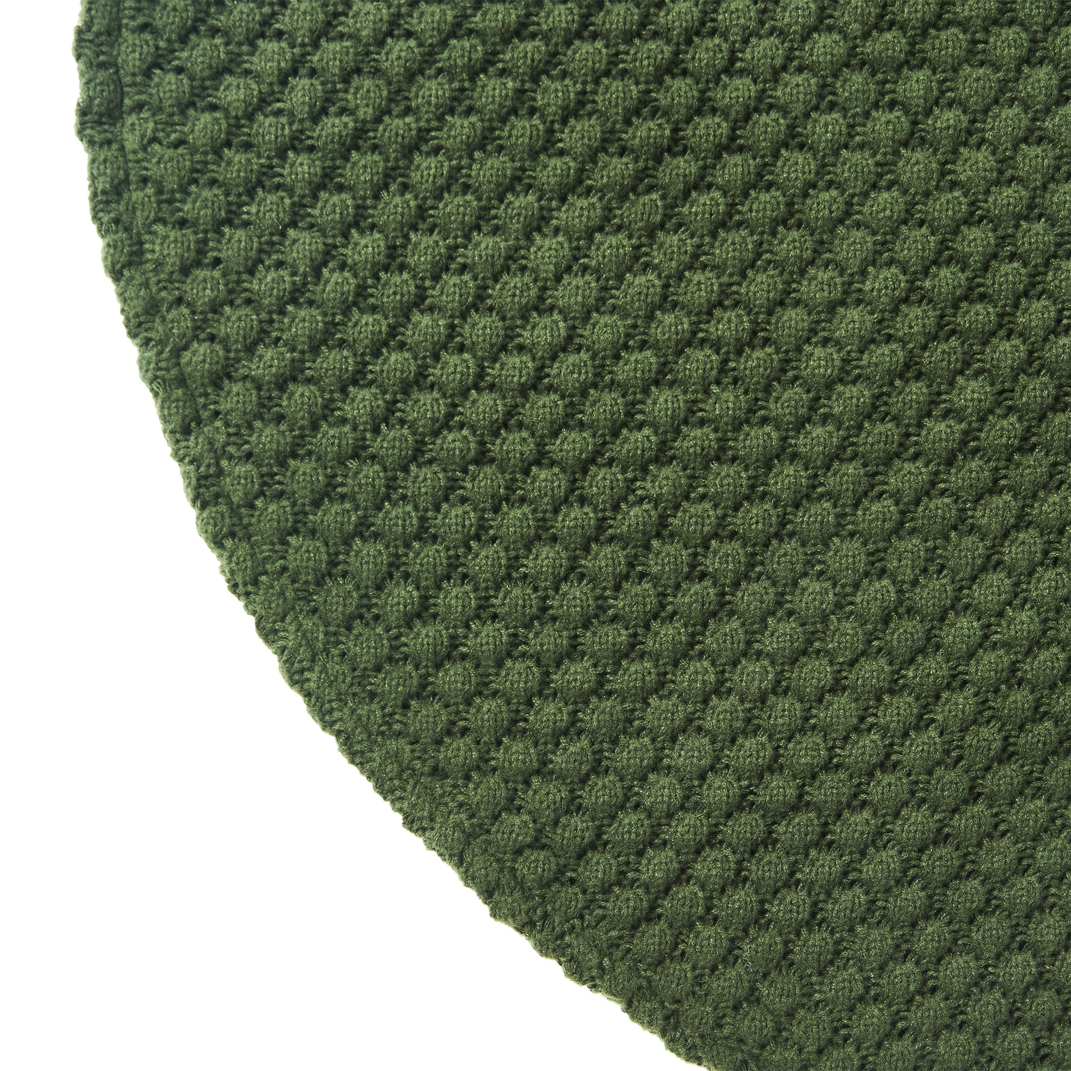 My Texas House Ralph Green Textured Knit Christmas Tree Skirt, 60"