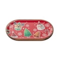 thumbnail image 2 of Christmas Serving Tray, Printed Holiday Scene Within a Narrow Rectangular Profile for Everyday Serving Storage and Home Decor, 7" x 4" x 1", 2 of 6