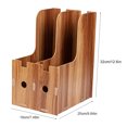thumbnail image 1 of Organisateur de Fichiers de Bureau, Support de Rangement en Bois pour Livres, Organisateur de Fichiers de Bureau, pour Bureau et Maison, 1 of 7