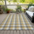 thumbnail image 6 of Addison Rugs Chantille Indoor/Outdoor Transitional Plaid Gray Washable Rectangle Rug, 10' x 14', 6 of 6