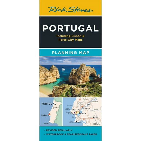 Rick Steves Rick Steves Portugal Planning Map: Including Lisbon & Porto City Maps, (Paperback)