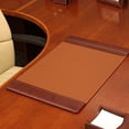 thumbnail image 5 of Dacasso Mocha Leather 34 by 20-Inch Desk Pad with Side Rails, 5 of 5