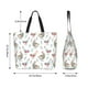 thumbnail image 5 of Disketp Funny Chicken Bolsa Tote Estampada para Mujer, Bolso de Hombro y de Mano para Compras y Viajes, 5 of 8