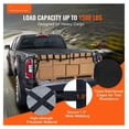 thumbnail image 2 of Cargo Net Heavy Duty 72x57", 1500 Lbs Capacity - Adjustable Truck Bed Net with S-Hooks - Secure Luggage, Boxes, & Equipment, 2 of 7