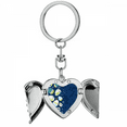 thumbnail image 1 of Easter Festival Egg Stripe Circle Heart Angel Wing Key Chain Holder, 1 of 3