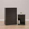 Mainstays Classic Nightstand with Drawer, Espresso