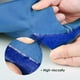 thumbnail image 2 of Cinta de reparación de lonas, cinta de sellado para camiones, invernaderos, carpas o cenadores, para lonas rotas, dañadas o con agujeros, resistente al agua y al desgaste (8 cm x 5 m, azul), 2 of 5