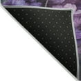 thumbnail image 3 of Addison Rugs Chantille Indoor/Outdoor Transitional Floral Purple Washable Round Rug, 8' x 8', 3 of 6
