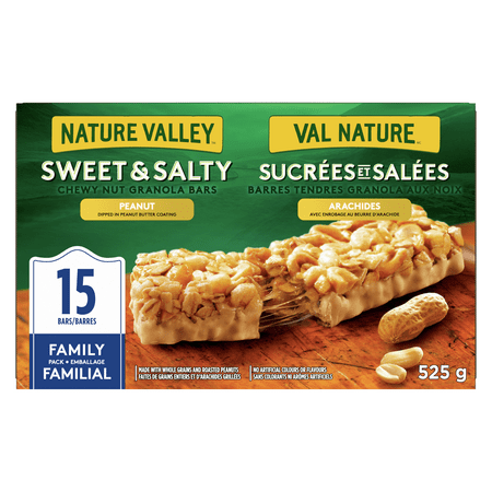 NATURE VALLEY SS CHWY NT GRAN BARS PEANUT 15CT