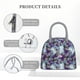 thumbnail image 4 of Balery Purple Marble Texture Bolsa de Almuerzo para Mujeres, Caja de Almuerzo, Bolsa de Almuerzo Pequeña Impermeable, Tote de Almuerzo Reutilizable con Gran Capacidad, 4 of 6