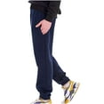 thumbnail image 4 of IROINNID SweatPants For Men Solid Color Lace Up Elastic Sports Pants Elastic Waist Pants, 4 of 8