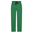 thumbnail image 4 of PNTUTB Men's Relaxed Solid Color Elastic Waistband Pants with Pockets and Drawstring Lightweight Athletic Pants, 4 of 6