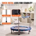 thumbnail image 3 of VEVOR 36" Kids Trampoline, 3FT Indoor Outdoor Trampoline, Foldable Mini Trampoline with Handle, Rebounder Trampoline for Toddlers, Birthday Gift for 3+ Years Children, Boys Girls for Fun, Bule, 3 of 9