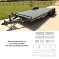thumbnail image 3 of Swivel Bunk Bracket Kit, Slotted Holes Galvanized Tight Fit Boat Bunk Bracket  for Trailer Crossmember Fixing, 3 of 7