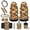 Daisy, variant on HUIACONG Aztec Cow Print 12 Pack Car Seat Cover Set Fashionable Car Steering Wheel Cover Car Seat Belt Pad Car Garbage Can Car Organizer Car Coasters Soft and Comfortable Easy to Install All Season