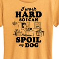 thumbnail image 3 of Peanuts - Work Hard To Spoil My Dog - Women's Short Sleeve Graphic T-Shirt, 3 of 7