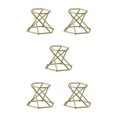 thumbnail image 3 of Guardoinrt Support de Boule en Verre Moderne pour Spécimen Minéral Séduisant Géode Hexagonale Or 5ensemble, 3 of 6