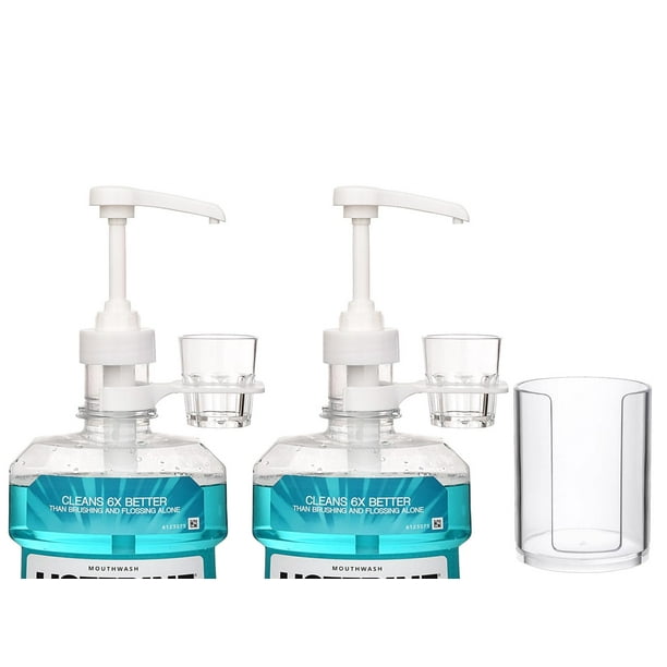 Bombas dispensadoras para botellas de enjuague bucal Listerine de 1 litro o 1,5 litros
