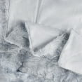 thumbnail image 7 of Double-Sided Faux Fur Throw Blanket - Plush Velvety Soft Material - Luxury Softness & Warmt Gray 50 x 60 Inch, 7 of 7
