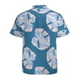 thumbnail image 3 of High Quality Hawaiian Shirts for Men Short Sleeve Aloha Beach Shirt Floral Summer Casual Button Down Shirts Blouses BCR3SF, 3 of 7