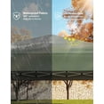 thumbnail image 3 of 10x10 Pop Up Canopy - Beach Tent with One Push Setup - Easy Outdoor Sun Shade for Events, Parties, Camping - Gazebo with 4 Sandbags & Carrying Bag, 3 Adjustable Height, 3 of 7