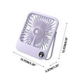 thumbnail image 2 of VALSEEL 2024 Lightweight USB Desktop Fan Portable Folding Aromatherapy Fan Dormitory Silent Wall Mounted Small Fan Gift Desk Fan, 2 of 2