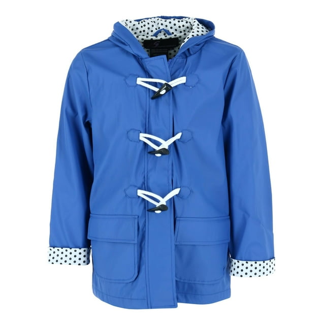 I5 Apparel Veste Imperméable à Capuche pour Enfant avec Toggle