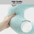 thumbnail image 4 of MEWOOFUN Pet Pillows for Indoor Cats & Puppy, Fluffy Cute U-Shaped Pillow for Pets Joint Relief Sleeping Improve (Blue), 10.6"x9.8", 4 of 6