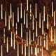 thumbnail image 4 of Thrisdar - Luz navideña con energía solar para exteriores, lluvia de meteoritos, 8 tubos, cadena de luces con carámbanos para árbol de Navidad, 4 of 5