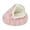Pink, variant on Cozy Cocoon Dog Bed, Hooded Cave Pet Bed Fluffy Plush Covered Burrow Nest Washable & Cute Nest Beds with Non-Slip Bottom, Plush Burrow Cave for Small Medium Dogs & Cats