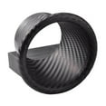 thumbnail image 4 of 2 Set Car Front Bumper Turbo Air Intake Pipe Turbine Funnel Kit Carbon Fiber Style Auto Turbo Air Intake Pipe Kit, 4 of 7