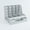 1PCS-grey, variant on 1 Pcs, Thickened, Quadruple File Bar, Desktop File Shelving, Storage Box, Pen Holder Frame, File Box, Office Supplies