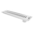 thumbnail image 1 of 40cm Stainless Steel Floor Drain Rectangular Thickened Large Displacement Odor Proof Floor Drain Large Drainage Capacity Odor Proof Design for Bathroom Restrooms, 1 of 8