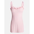 thumbnail image 4 of No Boundaries Ruffle Slip Dress, Women's XS-XXL, 4 of 4