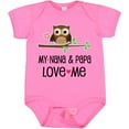 thumbnail image 3 of Inktastic Nana and Papa Love Me Baby Girl Girls Baby Bodysuit, 3 of 5