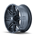 thumbnail image 2 of Mayhem Rampage-8090 17X9 6X135/6X139.7 18Et 106Cb Matte Black, 2 of 2
