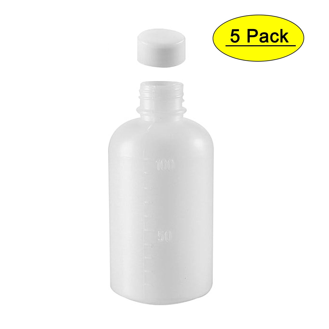 Plastic Lab Chemical Reagent Bottle 100ml/3.4oz Small Mouth Sample