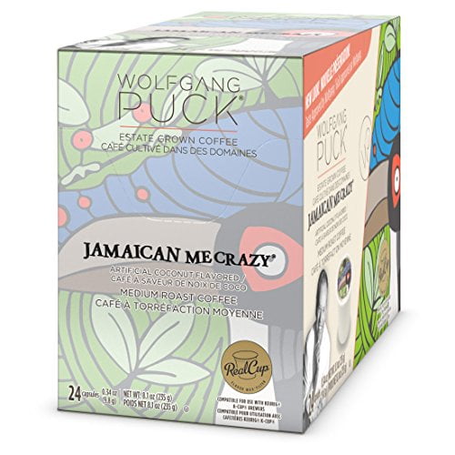 Wolfgang Puck Jamaican Me Crazy Roast Coffee, Keurig Compatible
