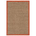 thumbnail image 2 of SAFAVIEH Natural Fiber Arbor Bordered Area Rug, Natural/Rust, 2'6" x 4' - Coastal Design, Natural & Rust, Seagrass, Ideal for Entryway, Kitchen, Living Room, Office, Bathroom, Bedside, 2 of 12