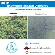 Phifer UltraVue High-Visibility Insect Screen Kit - (24 in x 25 ft) - For Window, Patio, Porch, Door