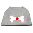 thumbnail image 1 of Bone Shaped Japan Flag Screen Print Shirts Grey Xs (8), 1 of 1