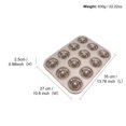 thumbnail image 2 of Wosthever Molde de 12 cavidades para hornear rosquillas, antiadherente, forma redonda, para hornear rosquillas, lata de acero al carbono, molde para Utensilios de cocina Wosthever HA015789-00, 2 of 5