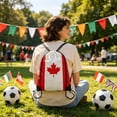 thumbnail image 6 of erdimoy USA Canada Argentina National Flag Print Drawstring Backpack, Lightweight Polyester Soccer Fan Sports Sack Bag for Gym Workout Travel Soccer Gear Storage, 6 of 6